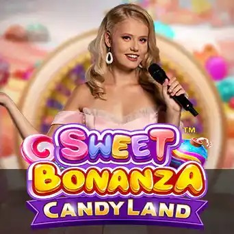 Sweet Bonanza CandyLand online game logo by Pragmatic Play on robocat-germany.de