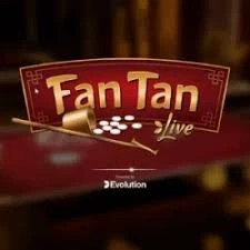 Fan Tan slot logo by Evolution at Robocat