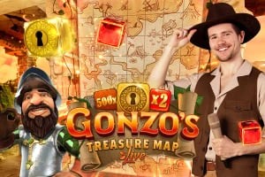 Gonzo's Treasure Map game by Evolution – logo hosted on Robocat