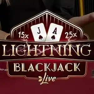 Official Live Dealer logo: Lightning Blackjack by Evolution at Robocat