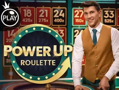 Power UP Roulette by Pragmatic Play, showcased at robocat-germany.de – game logo