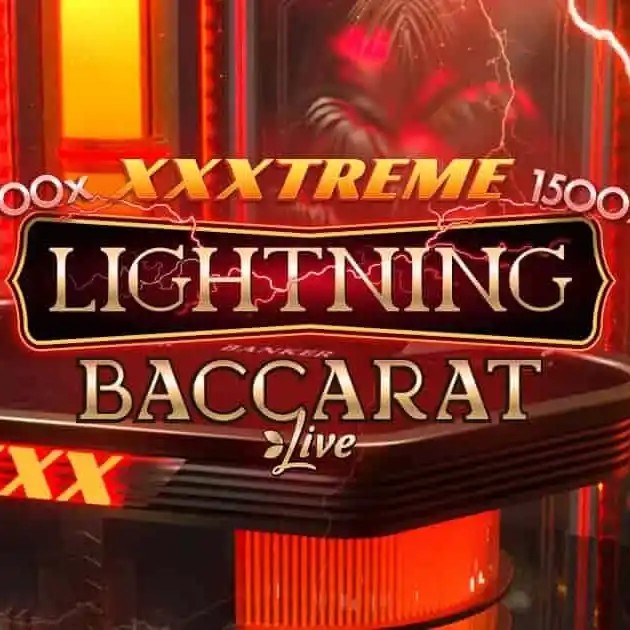 XXXtreme Lightning Baccarat logo by Evolution Robocat